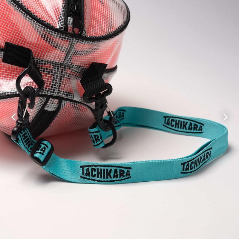 TACHIKARA CITY BALL BAG -INVISIBLE- Clear / Light Aqua BG-101