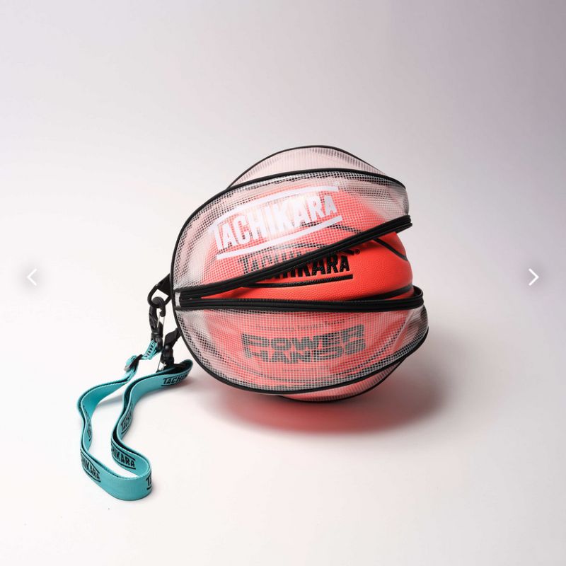 TACHIKARA CITY BALL BAG -INVISIBLE- Clear / Light Aqua BG-101
