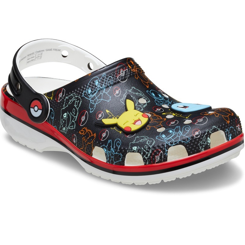 crocs 25Q2 6/11 KID'S POKEMON PRINT CLASSIC CLOG Multi 211344-90H