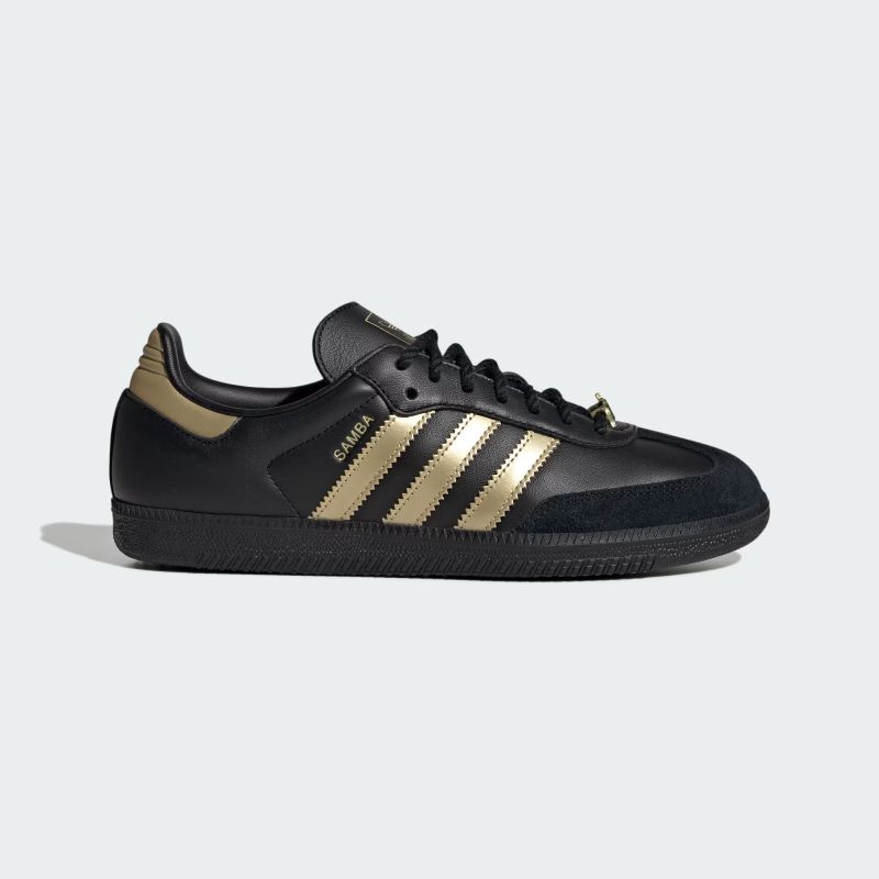adidas 25Q4 SAMBA OG コアブラック/ゴールドメタリック/フット