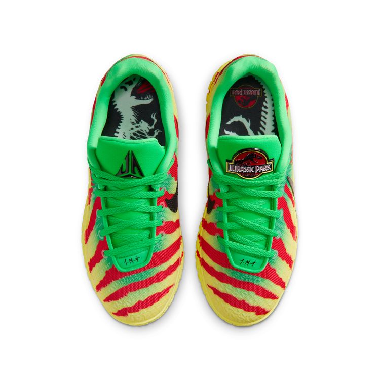 NIKE SU26 JA 3 GS グリーンスパーク/ブラック-ユニバーシティレッド
