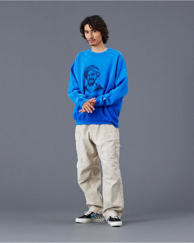 Liberaiders 25AW 8/29 PORTRAIT CREWNECK 773162503 ブルー 773162503-BLU