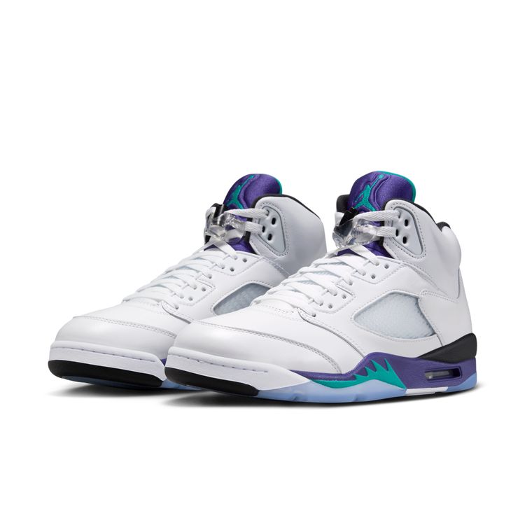 JORDAN BRAND SU25 6/21 AIR JORDAN 5 RETRO OG ホワイト/ニューエメラルドグレープ-アイスブラック HQ7978-100