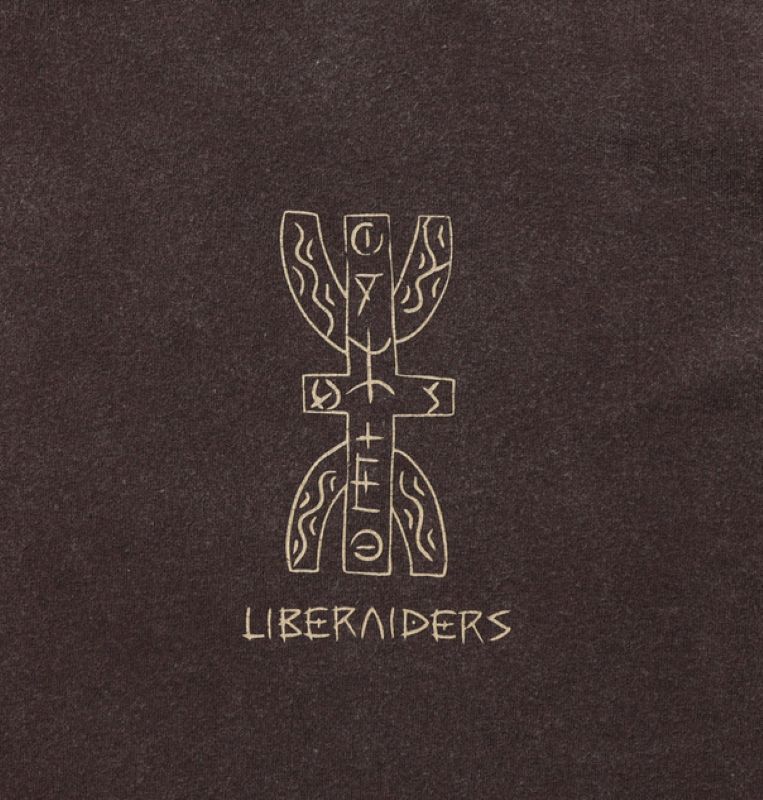 Liberaiders 25AW 8/29 TIFINAGH LOGO L/S TEE 775062503 ホワイト ブラウン 775062503-WHT 775062503-BRN