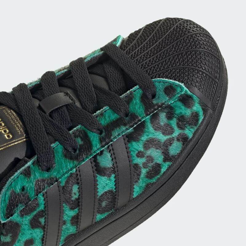 adidas 26Q2 adidas SUPERSTAR II W スクリーミンググリーン/コアブラック/ゴールドメタリック IH1636