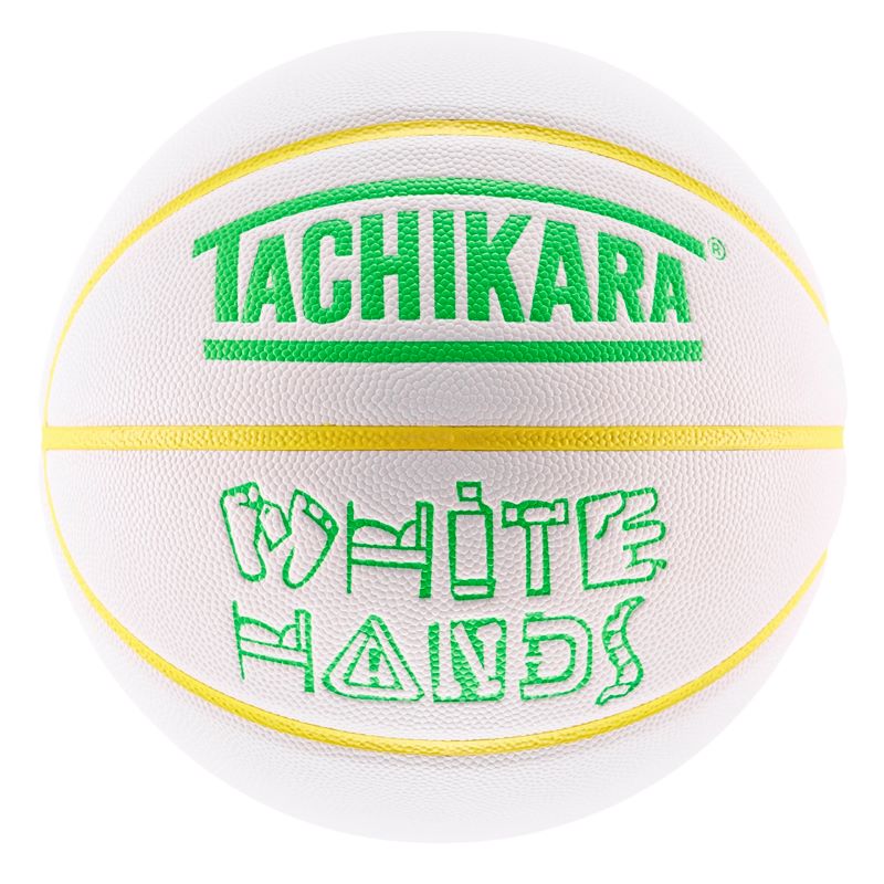 TACHIKARA BASKETBALL WHITE HANDS SB7-2016 ホワイト/ネオンイエロー/ネオングリーン