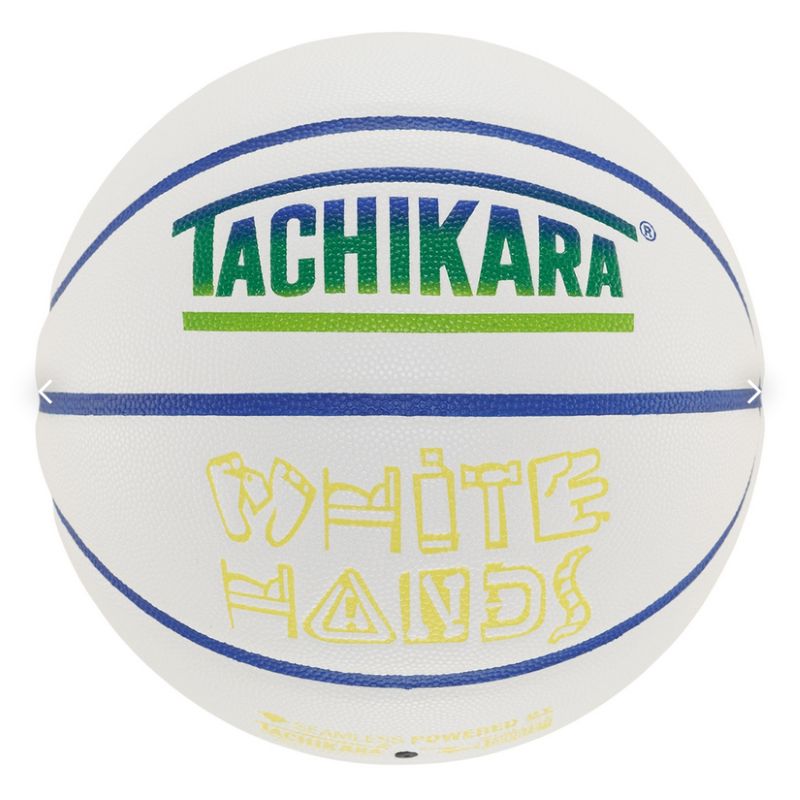 TACHIKARA BASKETBALL FA25 WHITE HANDS SB7-2039 ホワイト/ブルー/グリーン/イエロー