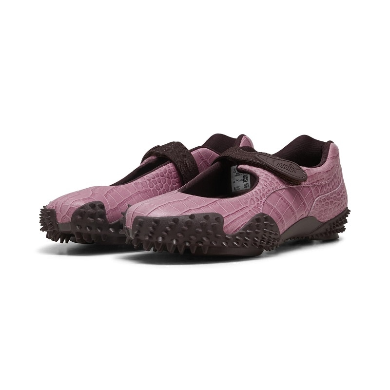 PUMA 26SP 2/27 MOSTRO FEY CROC POISED PINK-CHOCOLATE BROWN 405319-02