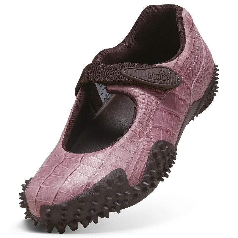 PUMA 26SP 2/27 MOSTRO FEY CROC POISED PINK-CHOCOLATE BROWN 405319-02