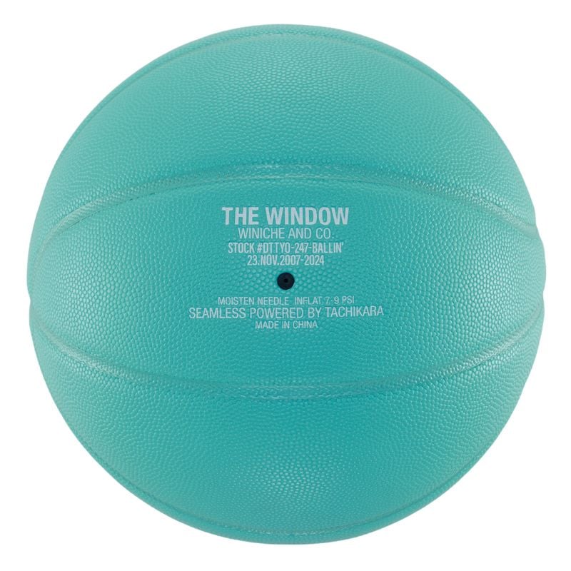 TACHIKARA BASKETBALL Winiche&Co. × TACHIKARA CUSTOM BASKETBALL -THE WINDOW- SB7-5004 Aqua Blue