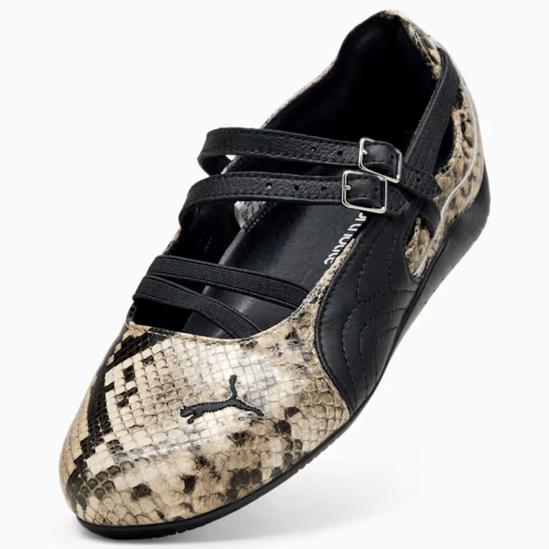 PUMA 26SP 2/27 SPEEDCAT BALLET SNAKE WNS PUMA BLACK-VAPOR GRAY 405326-01