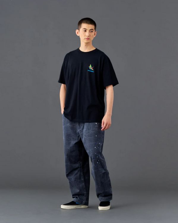 Liberaiders 26SS 4/17 STAINED GLASS TEE 736112601 ブラック サックス 736112601-BLK 736112601-SAX