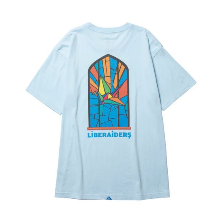 Liberaiders 26SS 4/17 STAINED GLASS TEE 736112601 ブラック サックス 736112601-BLK 736112601-SAX