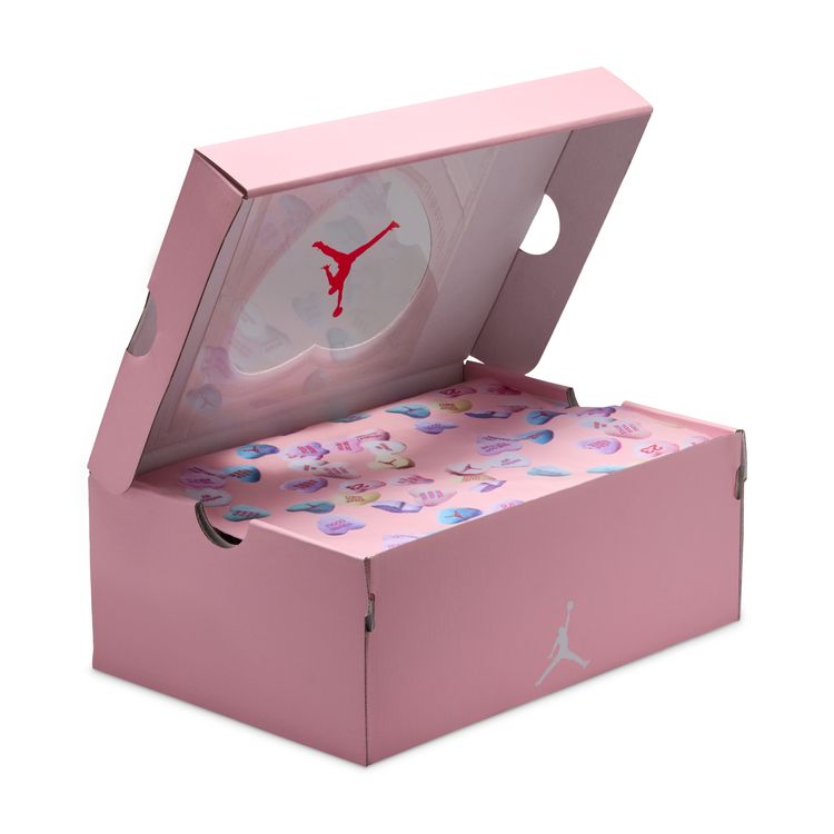 JORDAN BRAND SP26 2/1 AIR JORDAN 4 RETRO GS ホワイト/ミディアムソフトピンク-ハーフブルー IB7068-100