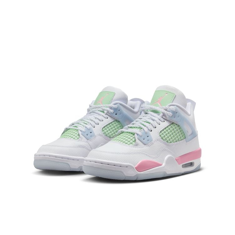 JORDAN BRAND SP26 2/1 AIR JORDAN 4 RETRO GS ホワイト/ミディアムソフトピンク-ハーフブルー IB7068-100