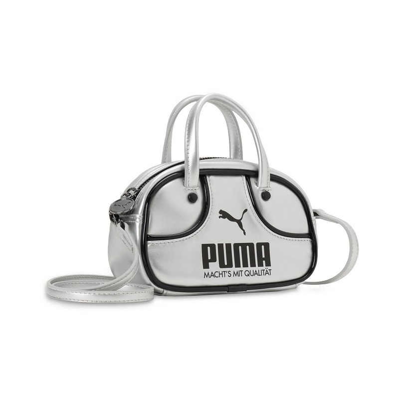 PUMA 26SP PUMA 1976 METALLIC MICRO GRIP BAG GLACIAL GRAY-PUMA BLACK 092485-01