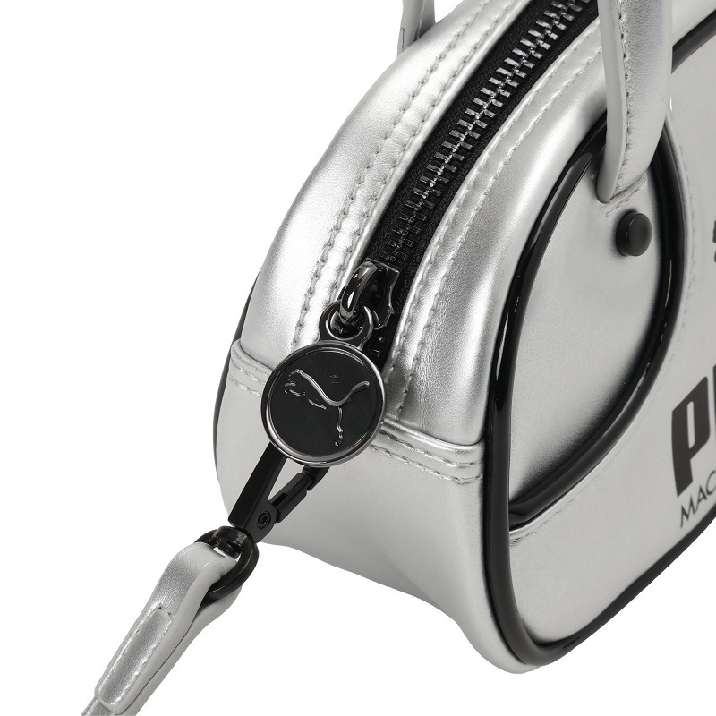 PUMA 26SP PUMA 1976 METALLIC MICRO GRIP BAG GLACIAL GRAY-PUMA BLACK 092485-01