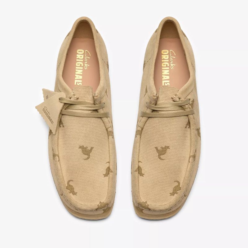 Clarks SS26 M Wallabee MapleCombi Print 26185557｜アメ横老舗
