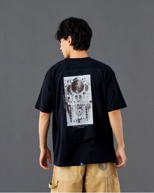 Liberaiders 26SS 5/1 MAW AERIAL PHOTO TEE 736122601 ブラック 736122601-BLK