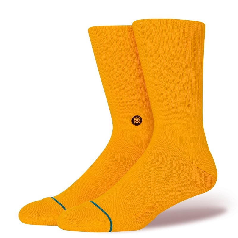 【メンズ】【スタンスソックス】【単色ソックス】STANCE C/O スタンス ICON YELLOW M311D14ICO#YEL M311D14ICO-YELL メンズソックス イエロー