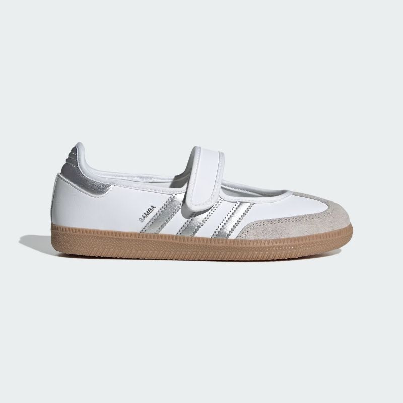 adidas 26Q1 SAMBA JANE W フットウェアホワイト/シルバーメタリック