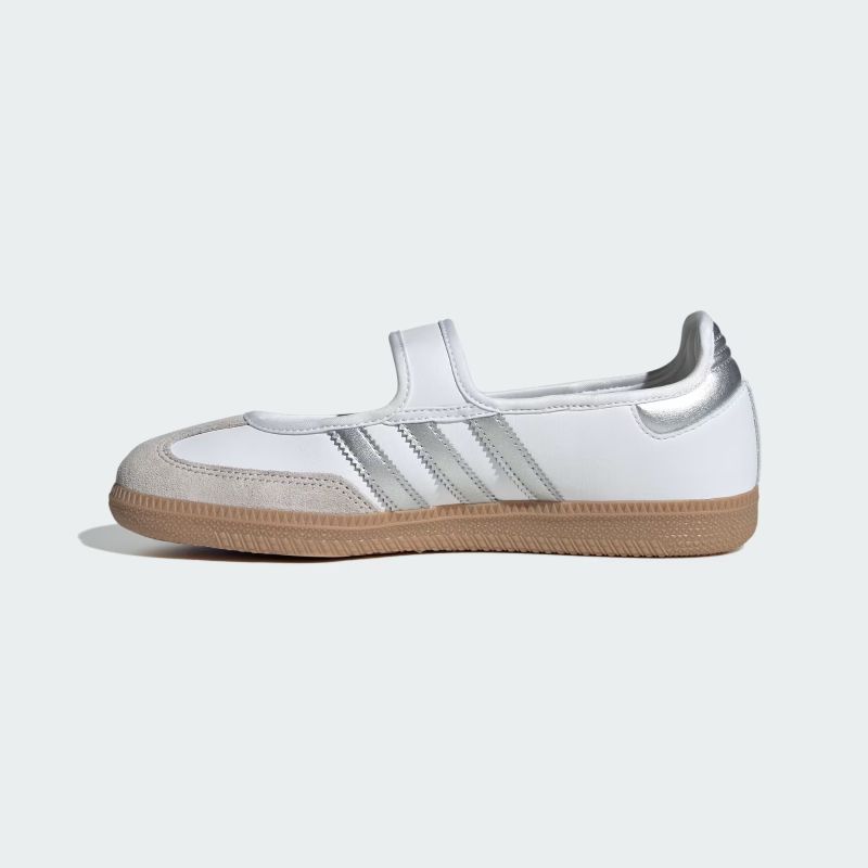 adidas 26Q1 SAMBA JANE W フットウェアホワイト/シルバーメタリック/ガム KJ3785
