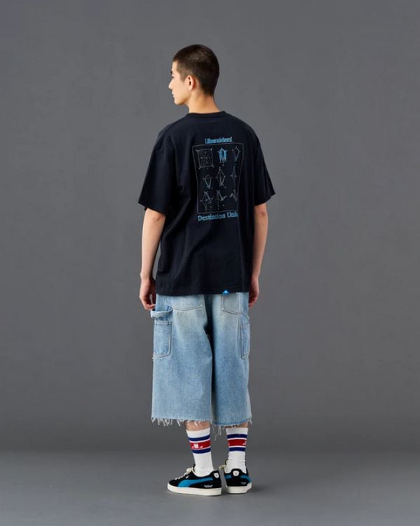 Liberaiders 26SS 5/1 FOLDING METHOD TEE 736172601 ホワイト ブラック 736172601-WHT 736172601-BLK