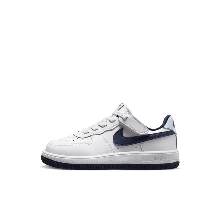 NIKE FA24 NIKE FORCE 1 LOW EASYON PS ホワイト/ミッドナイトネイビー-フットボールグレー FN0237-104