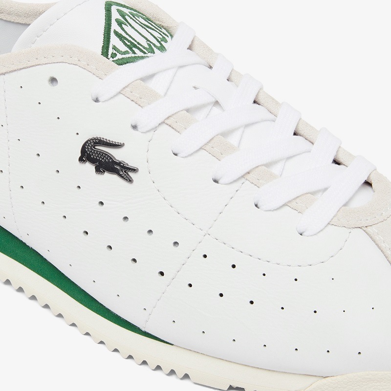 LACOSTE 25SS ラコステ スニーカー M CLUB-LOW 125 3 SMA WHT/DK GRN 49SMA0042-1R5 ホワイト/ダークグリーン