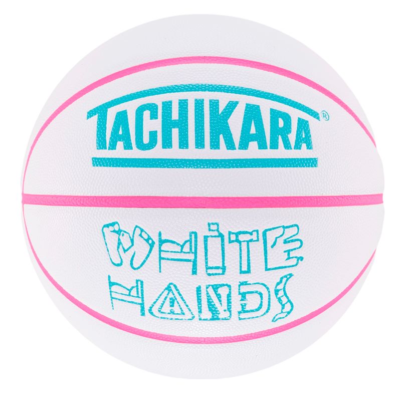 TACHIKARA BASKETBALL WHITE HANDS SB7-2008 ホワイト/ホットピンク/ライトアクア
