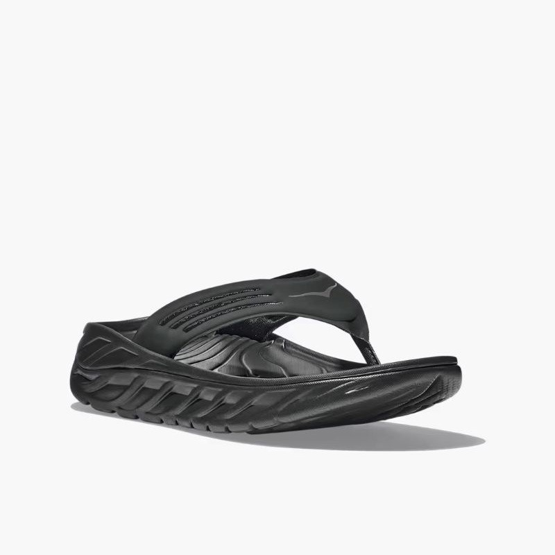 HOKA C/O M ORA RECOVERY FLIP BLACK / DARK GULLGRAY 1099675-BDGGR