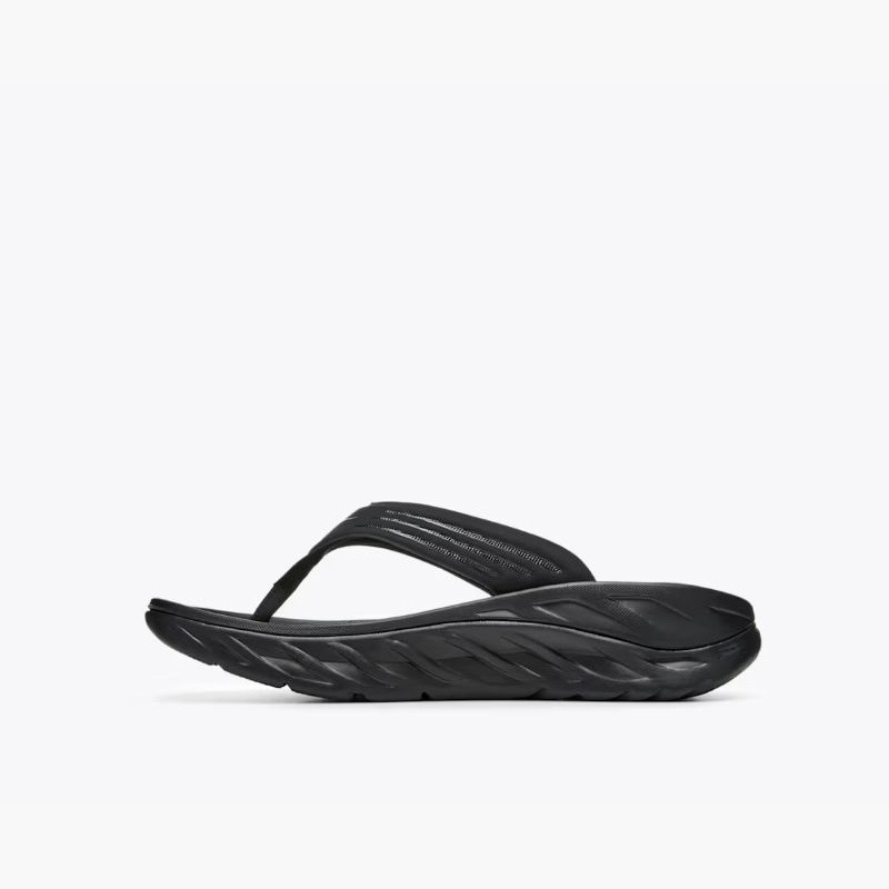 HOKA C/O M ORA RECOVERY FLIP BLACK / DARK GULLGRAY 1099675-BDGGR