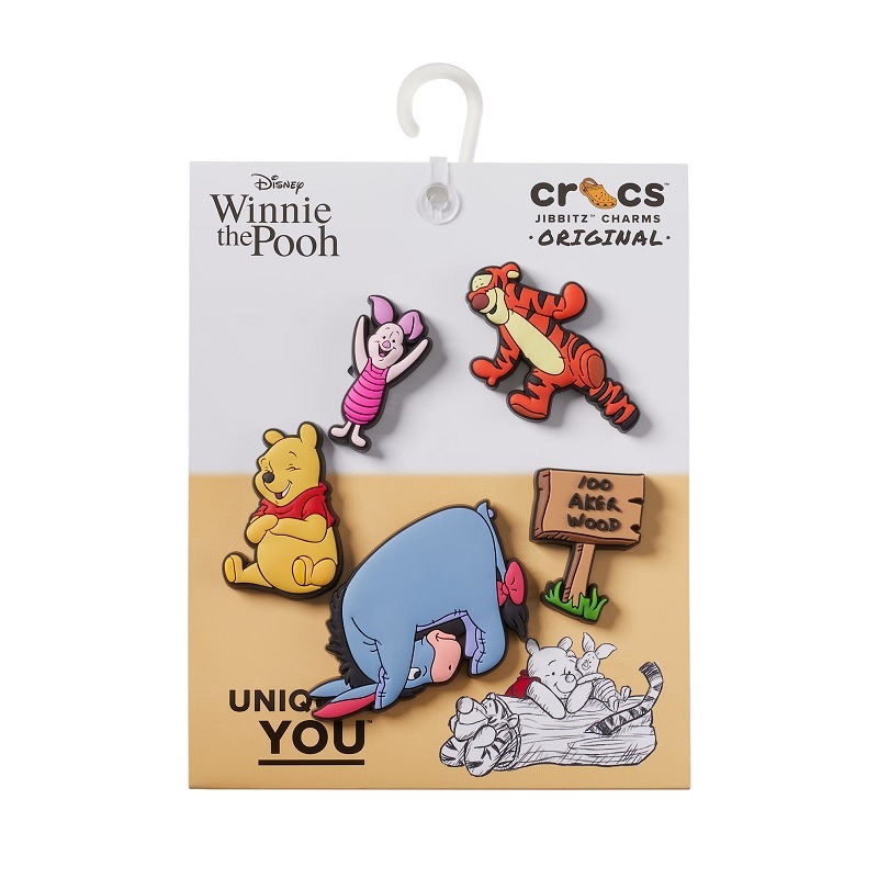 【ジビッツチャーム】【クロックス用アクセサリー】crocs C/O クロックス ジビッツチャーム くまのプーさん 5 パック Jibbitz charms WINNIE THE POOH 5 PACK 10011268 アクセサリー