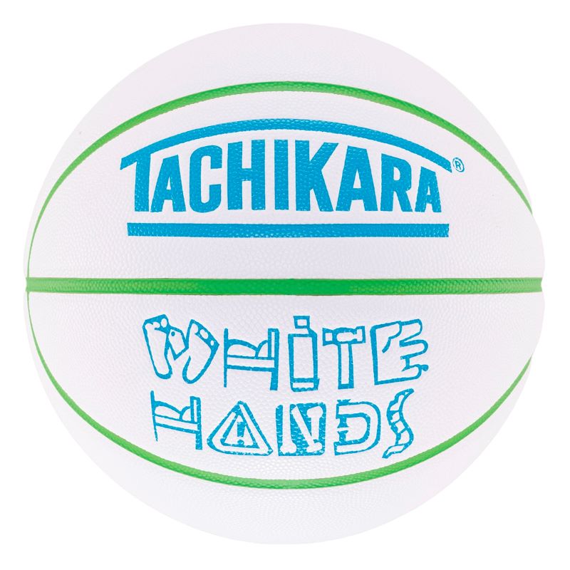 TACHIKARA BASKETBALL WHITE HANDS SB7-2009 ホワイト/ネオングリーン/ネオンブルー