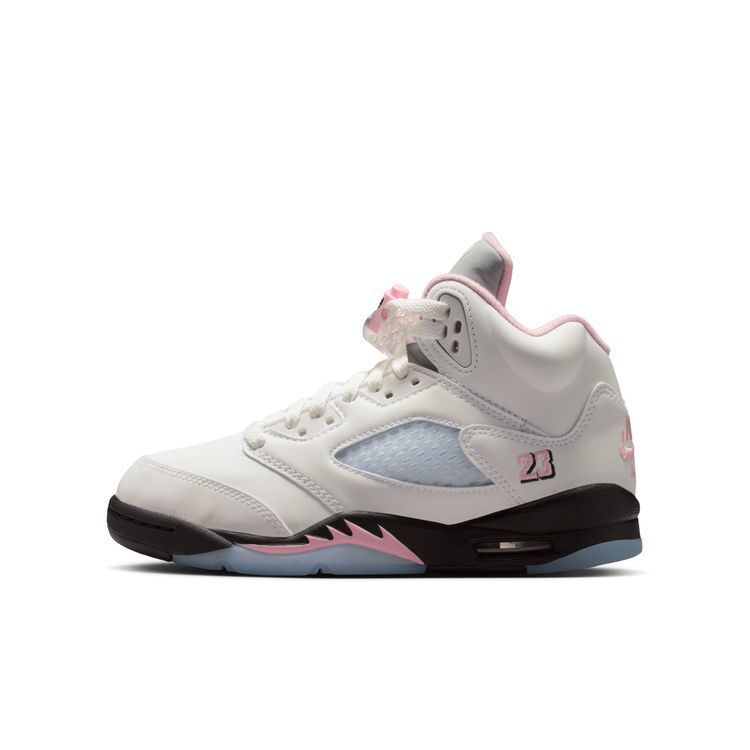 JORDAN BRAND HO25 10/11 AIR JORDAN 5 RETRO OG GS Medium Soft Pink ホワイト/ミディアムソフトピンク-ブラック HQ7980-102