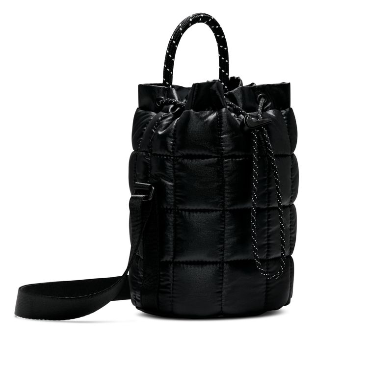 NIKE HO25 NIKE NSW PUFFLE TINY TOTE ブラック/アイアングレー/ブラック HQ6709-010