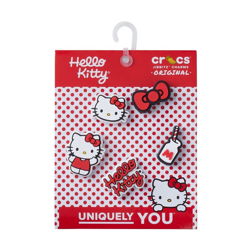 【ジビッツチャーム】【クロックス用アクセサリー】crocs C/O クロックス ジビッツチャーム ハローキティ 5 パック Jibbitz charms Hello Kitty 5 Pack 10012664 アクセサリー