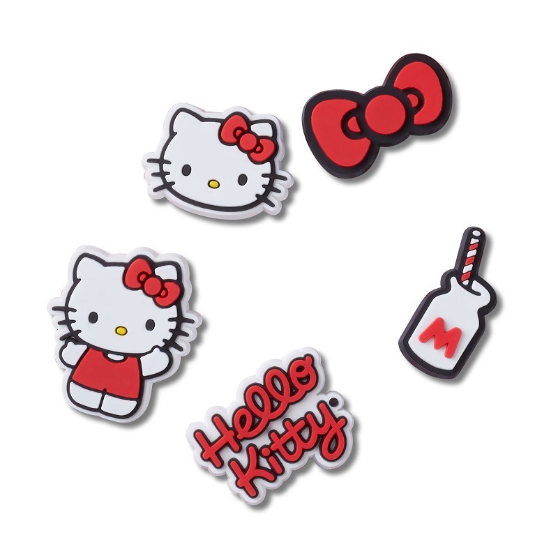 【ジビッツチャーム】【クロックス用アクセサリー】crocs C/O クロックス ジビッツチャーム ハローキティ 5 パック Jibbitz charms Hello Kitty 5 Pack 10012664 アクセサリー