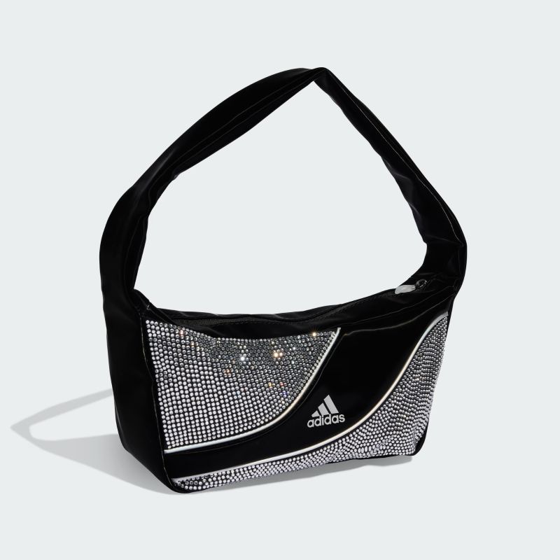 adidas 26Q1 SHOULDERBAG SMALL RHINESTONES ブラック KE9595