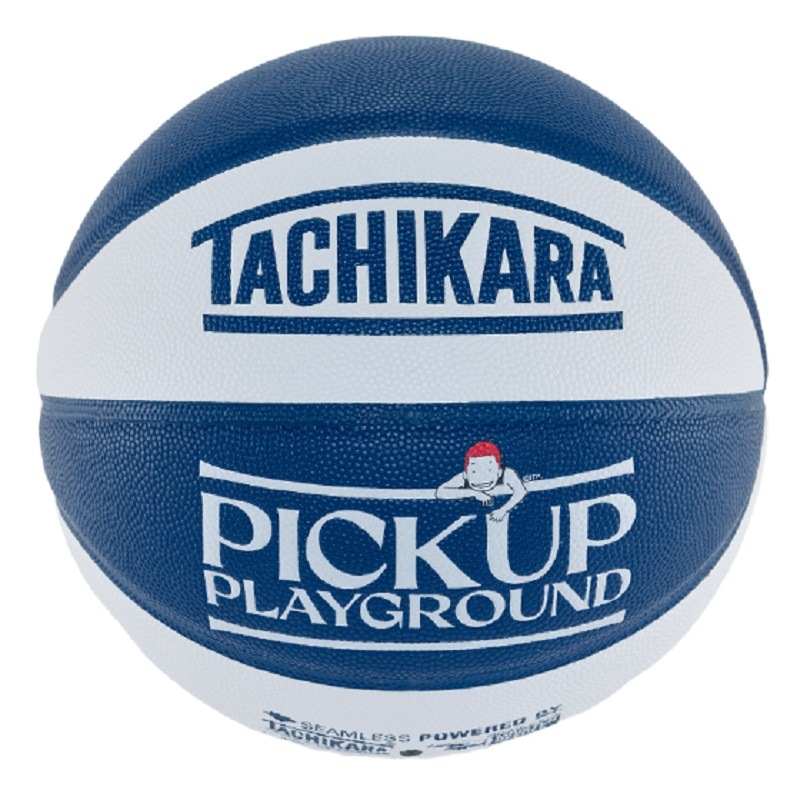 【限定モデル】【7号球】【バスケットボール】【PLAYGROUND別注】タチカラ ボール TACHIKARA BASKETBALL ピックアッププレーグラウンド PICK UP PLAYGROUND ×TACHIKARA BALL PACKSB7-579 メンズボール ホワイト/ネイビー スラムダンク 桜木花道