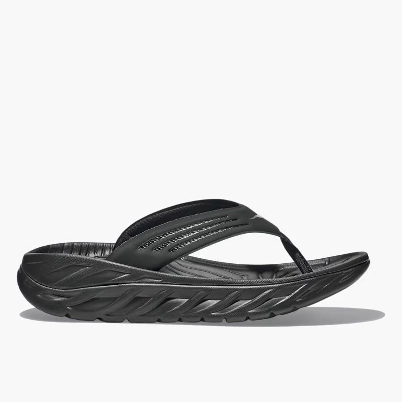 HOKA F26 C/O W ORA RECOVERY FLIP BLACK / DARK GULLGRAY 1117910-BDGGR