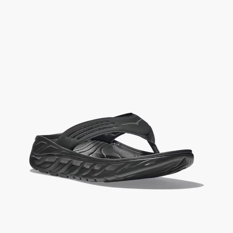 HOKA F26 C/O W ORA RECOVERY FLIP BLACK / DARK GULLGRAY 1117910-BDGGR