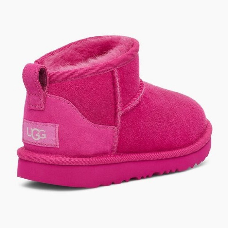 【セール30%OFF】UGG 22FW  KIDS' CLASSIC ULTRA MINI Raspberry Sorbet 1130750K-RSPS