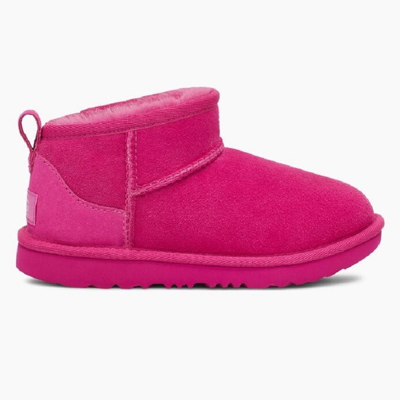 【セール30%OFF】UGG 22FW  KIDS' CLASSIC ULTRA MINI Raspberry Sorbet 1130750K-RSPS