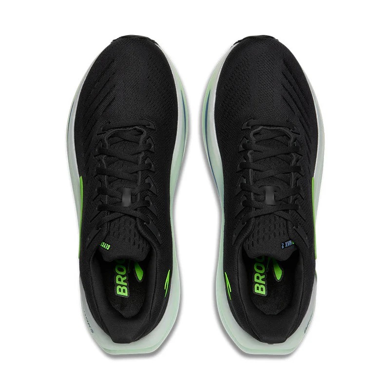 BROOKS 26SS M GLYCERIN MAX 2 ブラック/グリ-ン BRM4793-BGRN