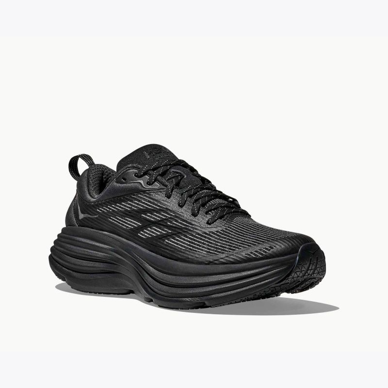 【ホカ/ライフスタイル/ ボンダイ 8 TS ケイジド】HOKA F25 7/1 U BONDI 8 TS CAGED BLACK / BLACK 1155391-BBLC
