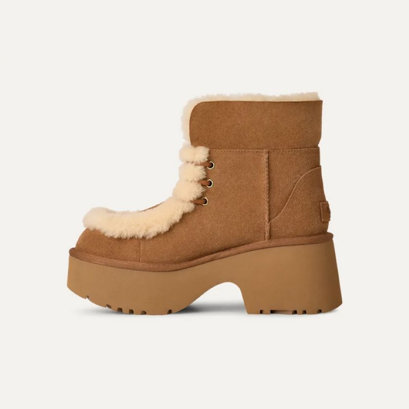 UGG 25AW 9/3 W ESMEE LACE UP CHESTNUT 1171532-CHE チェスナッツ