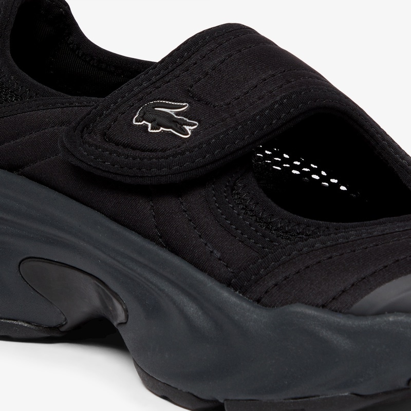 LACOSTE 26SS W SPINOR SANDAL 1262 SFA DK GRY/BLK 51SFA0198-2B6