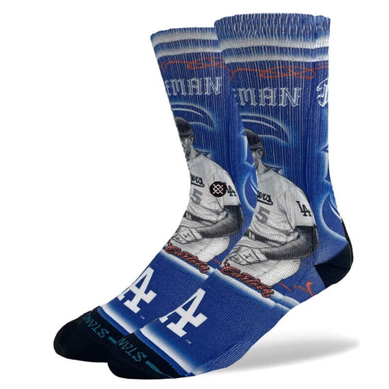 【Mister Cartoon x Dodgers】【フレディ・フリーマン】STANCE 25SS スタンス FREEMAN CARTOON CREW BLUE A556B24FRE#BLU A556B24FRE-BLU ブルー