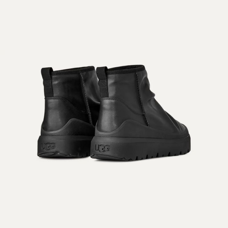 【アグ/ブーツ/メンズ ヘリテージ ユーティリティー ミニ ノアール】UGG 25AW 9/3 M HERITAGE UTILITY MINI NOIR BLACK 1171118-BLK ブラック